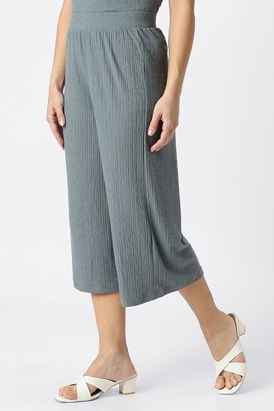 RİNA Essentials Culotte Pant Gray