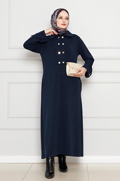 Sevitli Φόρεμα Navy Blue Velcro