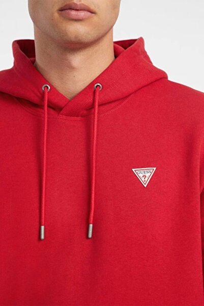 Guess Jeans Gj Hood Slim Mini Tr Men's Burgundy Sweatshirt M4Yq22K9V31-G5M3