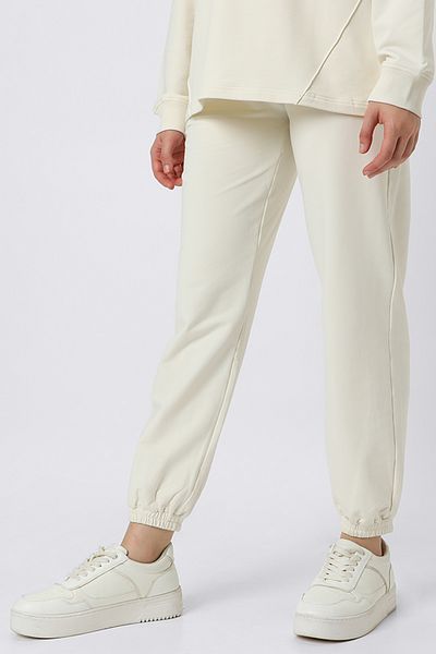 RİNA Basic Casual Pant Off White