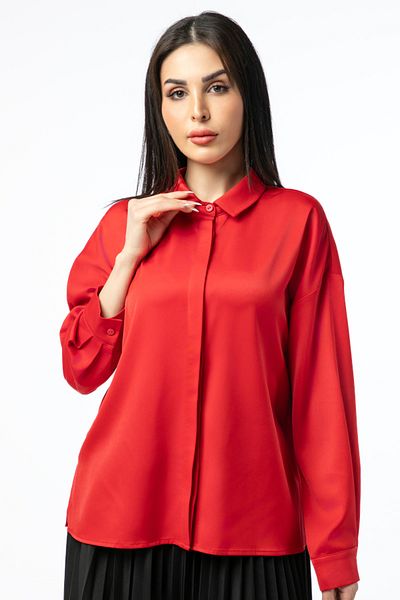 RİNA Back To Work Core Shirt Red