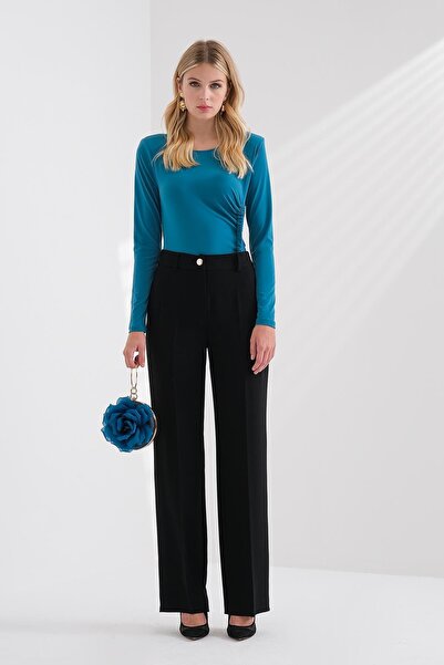 EXPLOSION Sırt Dekolteli Büzgü Detaylı Bluz