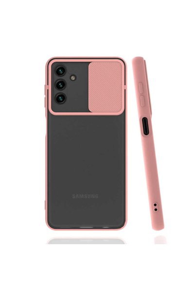 kilifone لهاتف Galaxy A13 5G - غطاء منزلق منزلق خلفي للعدسة - وردي فاتح