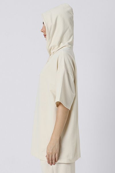 Blue Age Elevated Sustainable Hoodie Beige