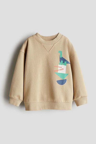 H&M Printed crew-neck sweatshirt