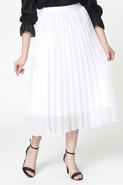 RİNA Skm Maxi Skirt Off White