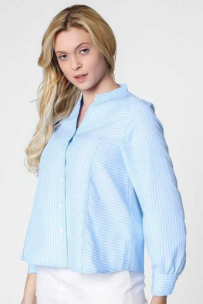 RİNA Tropic Mood Shirt Blue