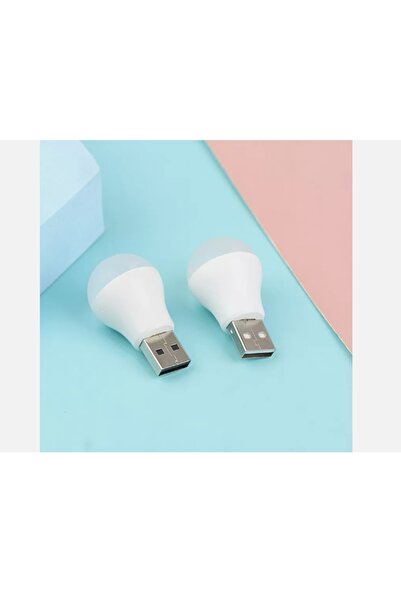 gaman 2 ADET Mini USB Ampul Led Işık-Powerbank Uyumlu,Ev-Ofis Çalışma Masası ...