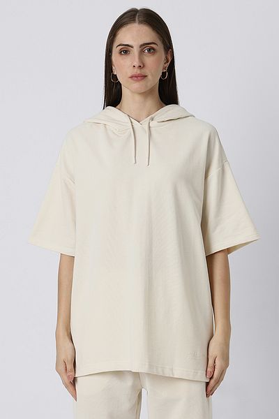 Blue Age Elevated Sustainable Hoodie Beige