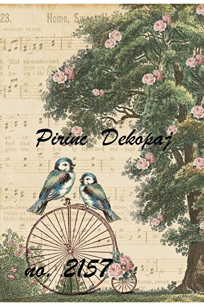 LİNEART ورق ديكوباج نحاسي Lineart رقم: L2157 - 29x42 سم