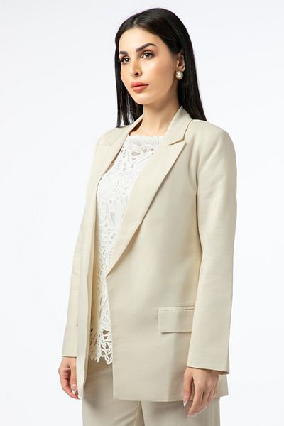 RİNA When Life Gives Lemons Blazer Beige