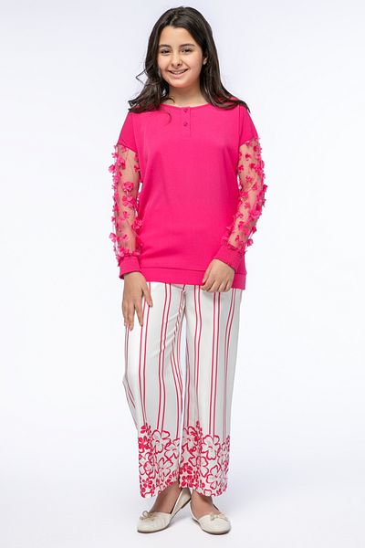 RİNA Dream Garden Casual Pant Off White