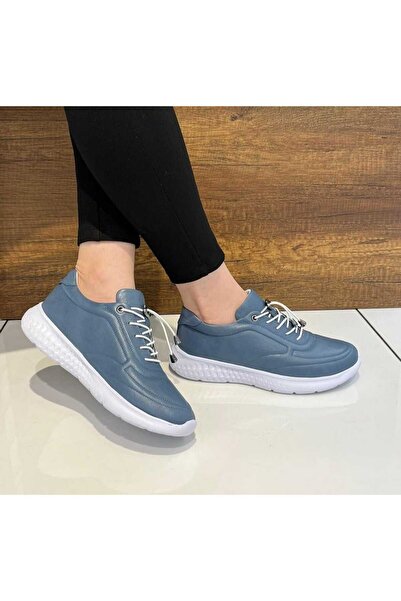 MODESSA Hakiki Deri Kadın Deri Sneaker Spor GÜNLÜK Ayakkabı