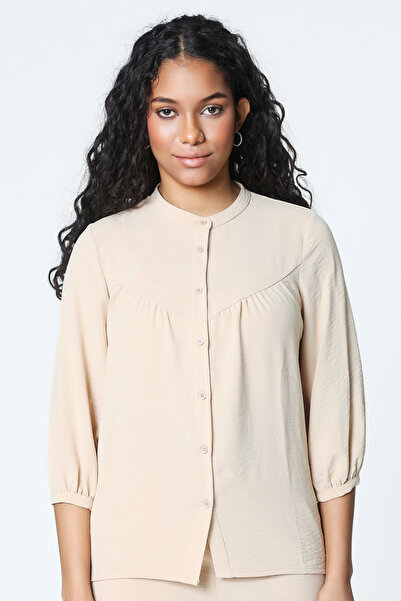 RİNA Emotional Minimalism Blouse Beige
