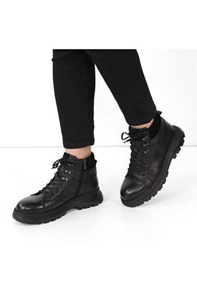 Celal Gültekin Siyah Erkek Deri Bot 550 4759-1