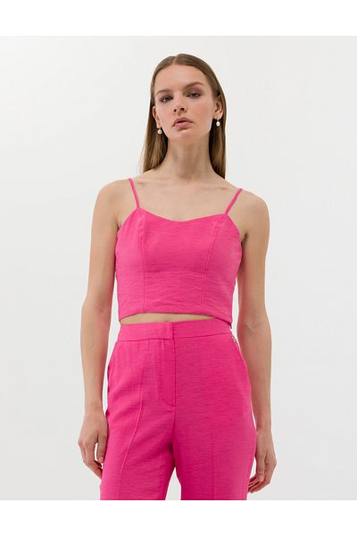 Pierre Cardin بلوزة وردية قصيرة بدون أكمام 50269351-VR023
