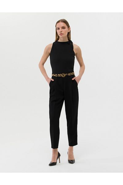 Pierre Cardin Black Fabric Trousers 50269307 -Vr046