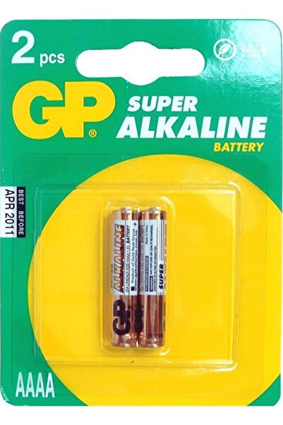 Universal GP AAAA 25A Alkalin İncenin İncesi Pil 2'li Paket GP25A-U2