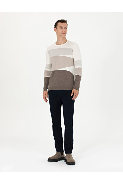 Pierre Cardin Lacivert Slim Fit Kanvas Pantolon 50278469-VR033