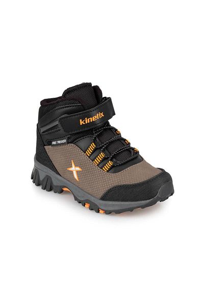 Kinetix Boy's Brown-Orange Daily Boots - Roha (26-30)