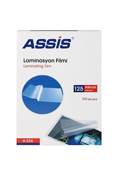 Stabilo LAMİNASYON FİLMİ ASSİS A4 125mic.100 LÜ (A-224)