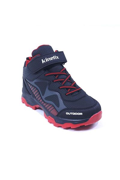 Kinetix Diamond Kids Μαύρο-γκρι-κόκκινο (26-30) Καθημερινές Μπότες