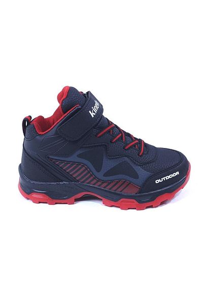 Kinetix Diamond Kids Μαύρο-γκρι-κόκκινο (26-30) Καθημερινές Μπότες