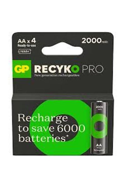Universal GP AA 2100 mAh Şarjlı Kalem Pil 4'lü Paket ReCyko Pro GP210AAHCBEM-2GB4
