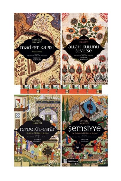 Sufi Kitap Cemal Halveti kitaplığı- Marifet Kapısı,Allah Kulunu Severse, Şems...