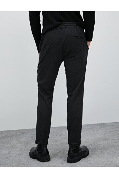 Koton Ανδρικό Παντελόνι Anthracite 4wam40002hw Καμβάς