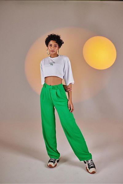 HOLLY LOLLY Hellgrüne Palasia-Hose