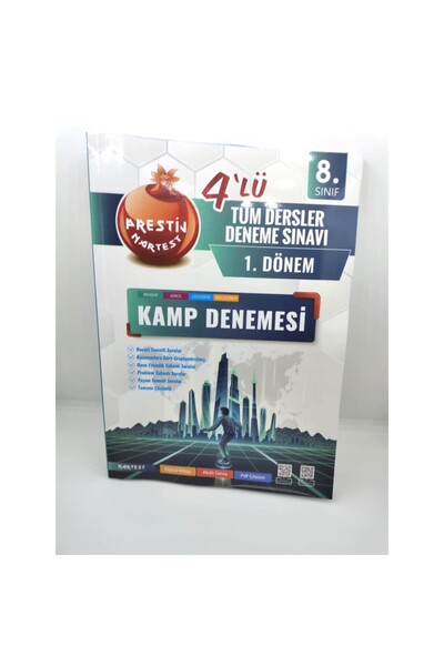 Nartest Yayınları Nartest 8.sınıf Tüm Dersler 1.dönem 4'lü Kamp Denemesi