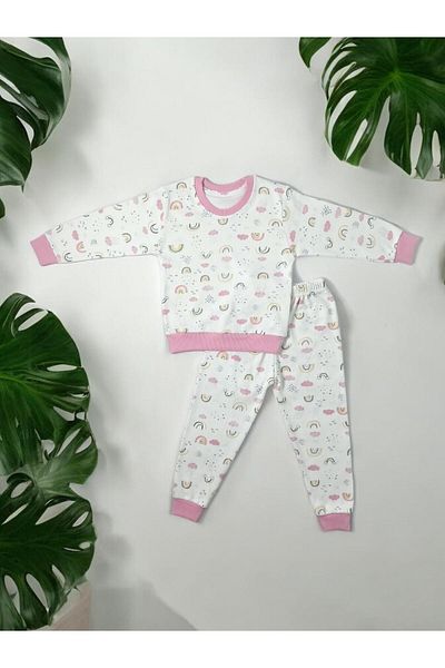 lokobomb Large Size Ribbed Children's Pajama Set - under Counter