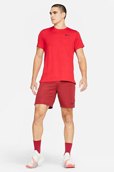 Nike Μπλουζάκι προπόνησης για τρέξιμο Dri Fit Superset Top Ανδρικό μπλουζάκι για τρέξιμο κόκκινο