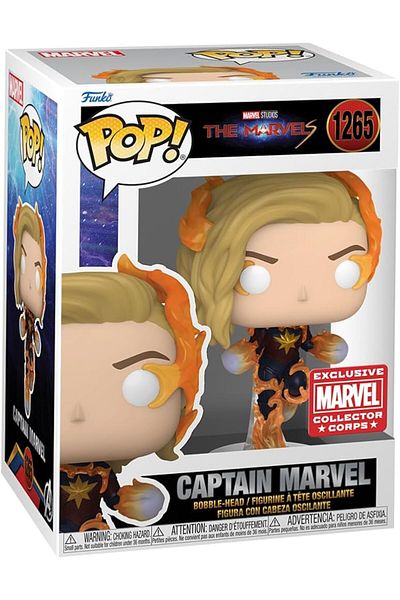 Funko مارفلز بوب! مجموعة الجسم الحصري - شخصية كابتن مارفل
