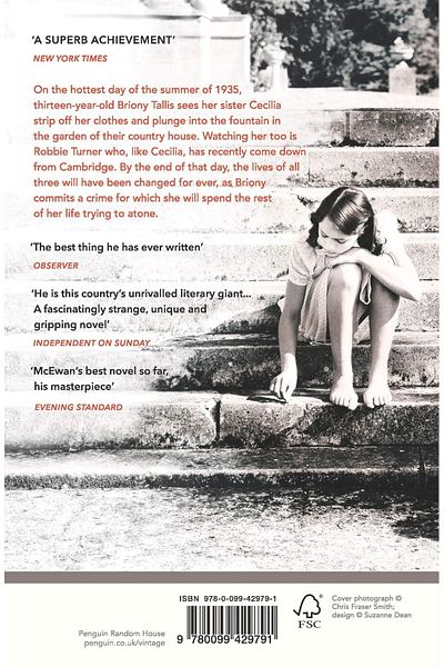 Penguin Books Atonement: Discover the Modern Classic That Has Sold over Two Million Copies by Ian Mcewan