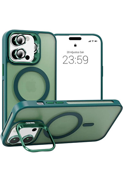 emybox iPhone 12 / 12 Pro Matte Lens Protector with Camera Protection Stand a...