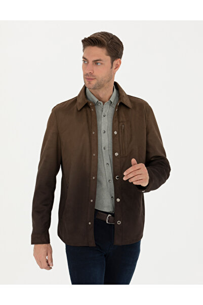 Pierre Cardin Haki Suni Deri Ceket 50280331-790