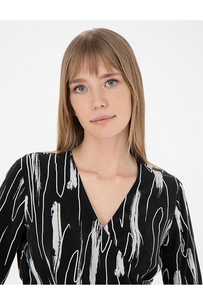 Pierre Cardin Black Cupro Dress 50283665 -Vr046
