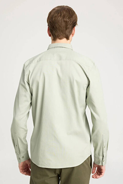 WRANGLER Regular Fit Normal Kesim %100 Pamuk Mint Yeşili Gömlek