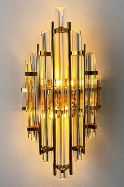 yürüyenlightt Yürüyen Abajur Kristal Camlı Lüks Aplik