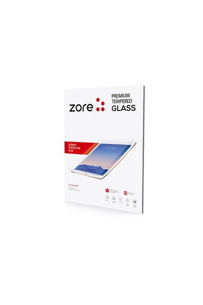 zore واقي شاشة من الزجاج المقسى لجهاز Galaxy Tab S9 FE متوافق مع MTSC - عديم اللون