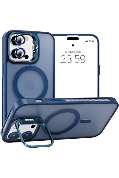 emybox İphone 12 / 12 PRO Kamera Korumalı Stantlı Magsafe Destekli Mat Lens K...