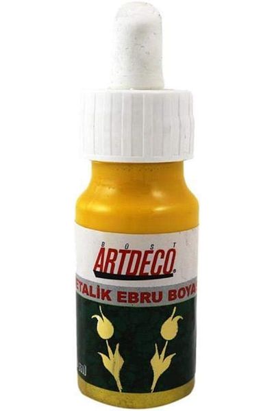 Artdeco Metallic Marbling Paint with Dropper 30ml Gold / 17b21