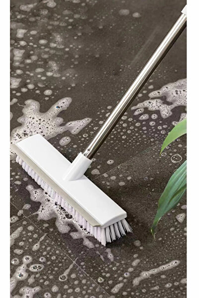 GELDİMİCOM Fayans Fırçası Halı Yıkama Fırçası Çekçekli Fırça Oynar Başlıklı F...