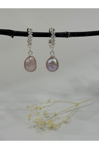 DURAN TAKI TASARIM Hakiki İnci Gümüş Küpe