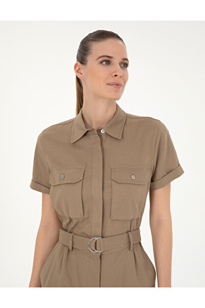 Pierre Cardin Beige Woven Jumpsuit 50284599 -Vr011