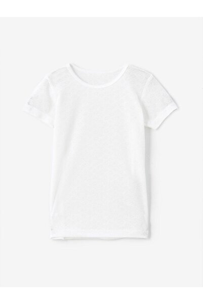 LC Waikiki LCW Kids Bisiklet Yaka Kısa Kollu Kız Çocuk Atlet 2'li