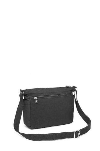 SMART BAGS Geantă de damă Crinkle Black Smb1238