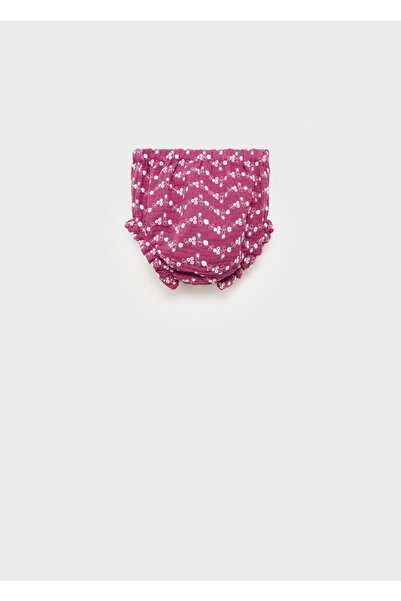 MANGO Baby Floral Embroidered Shorts